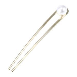 Grace Pearl U-shaped Hair Pins Hair Clips Gold Tone